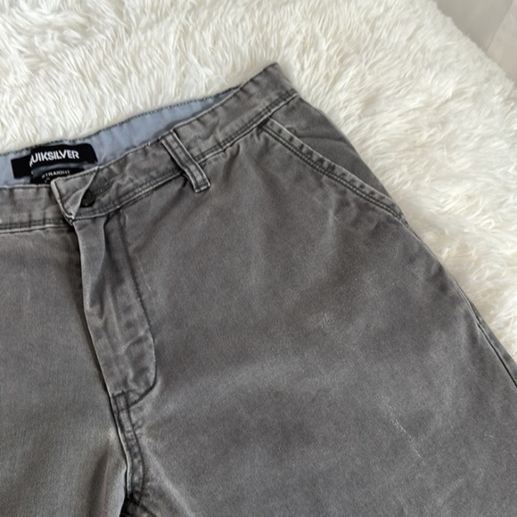 Quiksilver Grey Straight Denim Style Shorts - Picture 4 of 10